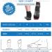 Plantar Fasciitis Socks - Achilles Tendonitis Relief - Compression Foot Sleeves - Arch Support - Heel Pain Relief - Foot & Ankle Support - Black - Medium (1/2/6 Pairs) - Buy Online on GoSupps.com