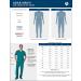 Adar Addition Men's Go-Everyday Stylish Scrub Set - Medium Ceil Blue - Buy Online on GoSupps.com
