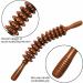 Wooden Massage Roller - Back & Body Massage Device with Handle | Ideal for Neck Legs & Back Pain Relief - Buy Online on GoSupps.com