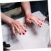 Hohopeti 4 pi ces Anneaux Palette Nail Art Couleur Mixte pour Femmes Accessoire Manucure DIY Pratique et Facile Nettoyer Pr sentoir Ongles Nuancier S curis et l gant - Buy Online on GoSupps.com