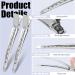 Duck Billed Clips YGDZ 30pcs - Metal Alligator Curl Hair Clips for Styling & Coloring - 3.5 Inch Silver Clips for Thick Hair - Salon Quality - Buy Online on GoSupps.com