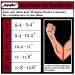 Jupiter Elbow Sleeves Pair - 5mm Neoprene Compression Brace for Squat Weightlifting Powerlifting Basketball & Tennis - Unisex XX-Large (Black - Buy Online on GoSupps.com