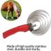 Stainless Steel Horse Curry Comb - Cattle Itching Brush for Horses Sheep & Cows | 5 Rings Horse Care Tool - Buy Online on GoSupps.com