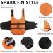 Queenmore Dogs Wowers - RipStop Huideling Lifeguard for Dogs | XS Orange - Perfect for Kayak Swimming & Safety - Buy Online on GoSupps.com