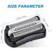 32B Electric Replacement Shaver Head: Shaver Head Compatible with Braun Series 3 S3 3000s 3010s 3020s 3030s 3040s 3050cc 3070cc 3080s 3090cc 310s 320 330 340 350cc 2pack - Buy Online on GoSupps.com