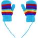 ANGELA & WILLIAM Kids' Knit Striped Mitten - Turquoise | Keeper String Included - Buy Online on GoSupps.com