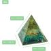 Moonstone Crystal Orgone Pyramid - Chakra Healing Energy Tower with Flower of Life Design - Buy Online on GoSupps.com