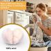 Wool Dryer Balls Handmade Natural 100% Wool Tumble Dryer Balls Shorten Drying Time Reusable Pack of 6 Sheep Pattern (White) - Buy Online on GoSupps.com