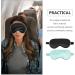 Mikinona 2 pi ces de Sommeil Soie Imit e Lot de Masques pour Yeux Occultant et pour Voyage Maison Noir Vert - Buy Online on GoSupps.com