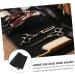 Angoily 1pc Non-Slip Hair Cutting Tool Barber Floor Mats Proof Mat for Hair Straighteners Hair Tools Mat Silicone Mat for Hair Tools Hair Tongs Mat Black Thicken Non-Slip Mat PVC - Buy Online on GoSupps.com