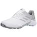 adidas Men's ZG21 Golf Shoe 9.5 White/Silver/Silver