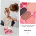 FOMIYES 5pcs 33 Cosmetics Palette Kids Cosmetic Girls Beginner Washable Eyeshadow Pallet Blush Accessory - Buy Online on GoSupps.com