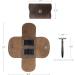 Handmade Leather Razor Case - Bourbon Brown Razor Accessories | Classic Grooming Kit (4.92x2.9x0.79 in) - Buy Online on GoSupps.com