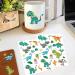 Glitter Dinosaur Temporary Tattoos for Kids Boys - 36 Silver Styles | Birthday Party Supplies & Favors - Buy Online on GoSupps.com