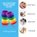 Ednyzakrn Finger Protection - 20 Stretchy Finger Bandages for Injury Relief | Arthritis & Swelling Support | Basketball Finger Covers - Rainbow Size Options - Buy Online on GoSupps.com