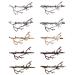Frcolor 10 piece of reindeer anti -hairpanzel twig hair clip sheet side hair clips metal hair clips hair bobby hairchnut gifts for women hair styling holiday multi color