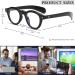 Round Blue Light Blocking Glasses for Men & Women | Retro Circle Eyeglasses A1 Black - Shop Fashionable Thick Frame Styles - Buy Online on GoSupps.com