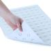 SlipX Solutions Durable Rubber Safety Mat 22 x 14, Feel Safe and Surefooted in Your Bath or Shower, Extra Grippy Surface Texture and Over 100 Power Grip Suction Cups, Machine Washable, White White Medium 14x22
