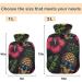 Naanle Hawaii Flower Skull Heat Flashing Transparent Hot Water Bottle - 1L Hand/Foot Warmer for Pain Relief & Cold Therapy - Buy Online on GoSupps.com