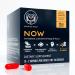 NAPJITSU Now Energy Supplements Nootropics Brain Support Supplement - Slow Release Caffeine Pill Brain Booster Energy Pills - Ginkgo Biloba B Vitamins Cordyceps - 10 Servings 10 Count (Pack of 1)