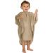 Normani Children's Bath Poncho - Cotton Hooded Towel for Toddlers | Beige Bathrobe 55x70 cm - Perfect for Kids' Bath Time - Buy Online on GoSupps.com