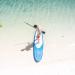 WONITAGO SUP Paddleboard Paddles - Aluminum Shaft, Nylon Blade, Adjustable 180-220 cm - Black - Buy Online on GoSupps.com