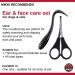 Mikki Dog Cat Ear and Face Grooming Care Set - Scissors and Comb for Gentle Face, Ear, Nose, and Paw Grooming - Buy Online on GoSupps.com