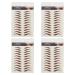 WOONEKY 4 Sheets Waterproof Eyebrow Stickers 6d Hair-like Eyebrows Stickers False Eyebrows Cosmetics Eyebrow Transfer Stickers Artificial Eyebrow Imitation Eyebrow Sticker 21x14.8cm Brown