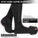Ailaka Zipper Compression Socks 15-20mmHg Knee High Support for Men Women - Black (1 Pair) - Buy Online on GoSupps.com