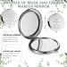 6 Pack Mother of the Groom/Bride Cosmetic Bag & Makeup Mirror Set - Wedding Gifts for Mom, Mother-in-Law - Engagement Favors (Leaves) - Buy Online on GoSupps.com