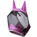 Harrison Howard Caremaster Pro Luminous Horse Fly Mask - UV Protection & Ear Coverage in Lavender Purple - Whole Blood Size (M) Amethyst - Buy Online on GoSupps.com