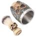 Premium Stainless Steel Shaving Brush Bowl Set | Complete Male Grooming Kit for Home & Salon - Buy Online on GoSupps.com