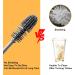 2 Pcs Long Handle Silicone Bottle Cleaner Brush Set - 360 Rotating Baby Bottle Brushes for Cleaning Bottles, Cups, and Glassware - Buy Online on GoSupps.com