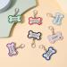 Personalized Bone Shaped Pet ID Tag for Dogs and Cats | Engraved Collar Pendant | Custom Engrave Name & Number | Cat & Dog Supplies | Gift for Pets |Black - Buy Online on GoSupps.com