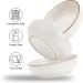 Cottagecore Ceramic Cat Bowls - 5.19 Matte White Pet Dishes (3 Pack) for Food and Water - Buy Online on GoSupps.com