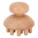 Wooden ridge massager head scratch with wide teeth manual scalp massager shampoo scalp brush hair oil comb to remove the headache and to relax the head and body