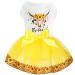Dog Dresses for Small Medium Dogs Girl, Summer Cute Dog Clothes, Holiday Puppy Dress, Chihuahua Yorkie Dress, Pet Clothing Dog Clothes Outfit Dog Tutu Skirt (XX-Large) XX-Large Sunflower