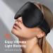 LitBear Weighted Silk Sleep Mask - Mulberry Silk Eye Mask with Pressure Relief & Adjustable Strap for Deep Sleep | Light Blocking Unisex 4.9 oz - Buy Online on GoSupps.com