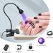 Nail Lamp Gooseneck UV Lamp for Nails 395nm 3w Black Light LED UV Nail Lamp with Clamp for Gel Nails Ultraviolet Curing Nails Lamp 5v USB Input UV Light with 4 Levels of Dimming Black Nail Lamp - Buy Online on GoSupps.com
