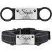 Custom Engraved Stainless Steel Slide-On Pet ID Tags - 2 Pack, Large Silver - Buy Online on GoSupps.com