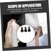 OFFSCH 40 Pieces Foaming Soap Cosmetic Bottle Nozzle Spray Bottle Caps Heads Fine Mist Small Spray Bottle Spray Can Shampoo 14.5X2.2X2.2CM Black/White - Buy Online on GoSupps.com
