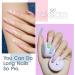 Modelones Nail Tips & Glue Gel Kit - 500 Pieces Mini UV Lamp Gel Nail Extension Set Transparent Color - Perfect Nail Art Gift - Buy Online on GoSupps.com