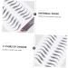 Abaodam 12 Sheets waterproof eyebrow stickers makeup stickers eyebrow stencils False Eyebrows Cosmetics edge - Buy Online on GoSupps.com