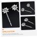 Angoily 6 Pairs Bridal Rhinestone Barrette Highlights Hair Dye Kit Bridal Hair Clip Rhinestones Bobby Pin Hair Accessories for Bride Flower Headpiece Miss The Flowers Zinc Alloy Hair up - Buy Online on GoSupps.com