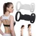 Posture Pro-Fix -Fotg Posture Pro Fix Neck and Shoulder Corrector for Kids & Aldults Posture Pro Fit Posture Corrector for Women Lower Back Posture Straps for Men Back Braces (M Black&White) Medium Black&white