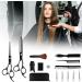 NVIYAM Hairdressing Scissors Set 15 Pieces Hair Cutting Scissors Professional Set 6.7 Inch Hair Cutting Scissors Professional Thinning Scissors Set for Women Men Children Family Hairdressing - Buy Online on GoSupps.com