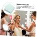 Buy Minkissy 100pcs Makeup Hand Palette & Adhesive Tape Disposable Serving Tray & Nail Palette for Professional Makeup & Cosmetic Use - Buy Online on GoSupps.com