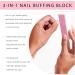 Dr. Dana Nail Buffing Block Set - Smooth Shine & File Natural Nails | 3 Sided Grit + Replacement Grits | Perfect for Fingernail & Toe Care - Buy Online on GoSupps.com