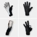 ReflecToes Reflective Running Gloves - Touchscreen - Hi Vis Winter Gear - Black - Medium - Buy Online on GoSupps.com