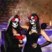 Day of The Dead Headband Halloween Headbands for Women Halloween Red/Black Floral Crown Headband Headpiece Party Costume Accessory - Buy Online on GoSupps.com